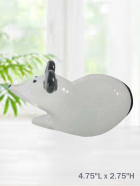 Hand-blown Glass Mouse 